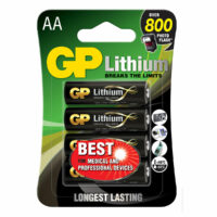 GP Lithium Battery AA 4 Pack
