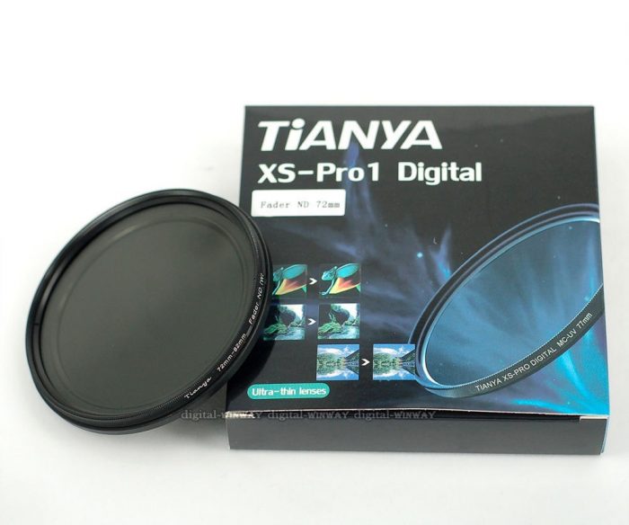 TIANYA Variable ND Filter ND 2-ND8 72mm