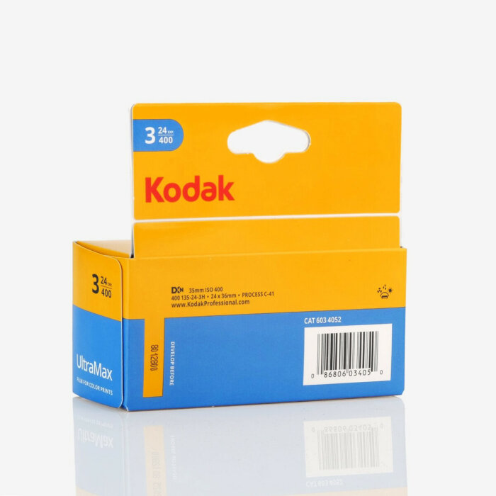 Kodak UltraMax 400 35mm 24 Exposures 3Pack Back