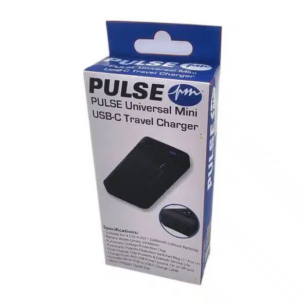PULSE Universal Mini Type-C Travel Charger